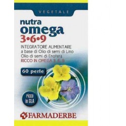 Farmaderbe Nutra omega 3-6-9 integratore di acidi grassi 60 perle