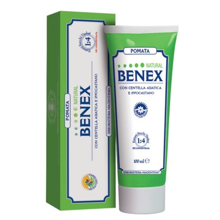 Natural Benex pomata ai fiori di Bach per gambe pesanti e gonfie 100 ml Natural Benex pomata ai fiori di Bach per gambe pesanti e gonfie 100 ml