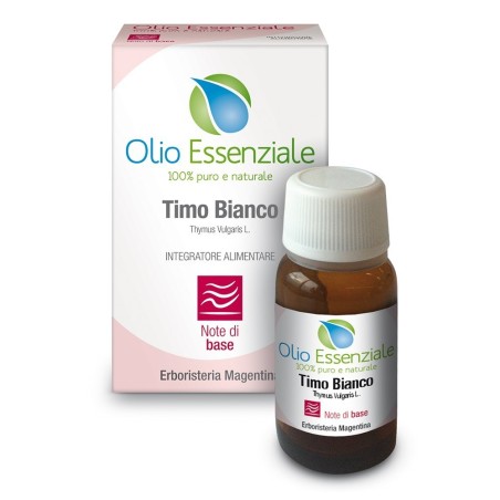Erboristeria Magentina Note di Base Olio essenziale di Timo Bianco 10 ml Erboristeria Magentina Note di Base Olio essenziale di Timo Bianco 10 ml