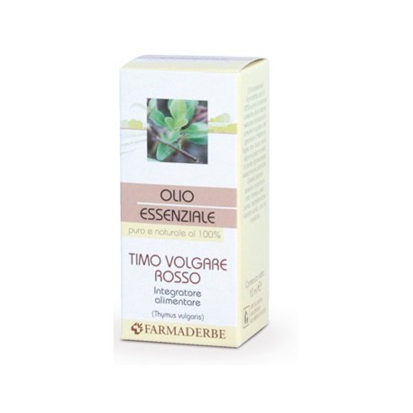 Farmaderbe Olio essenziale di timo volgare rosso 10 ml