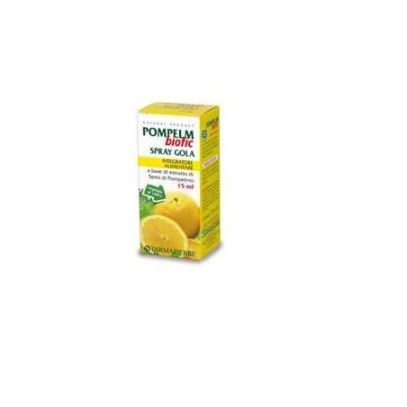 Farmaderbe Pompelmbiotic Spray 15 ml - Spray per la gola Farmaderbe Pompelmbiotic Spray 15 ml - Spray per la gola