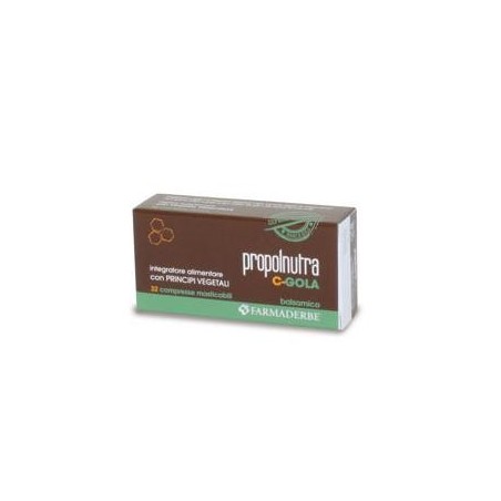 Propolnutra C-Gola integratore per il benessere della gola con propoli 32 compresse Propolnutra C-Gola integratore per il benessere della gola con propoli 32 compresse