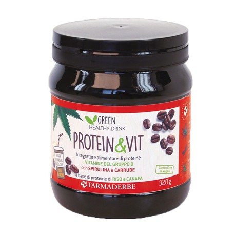 Farmaderbe Protein e Vit - Drink proteico al gusto caffè 320 ml