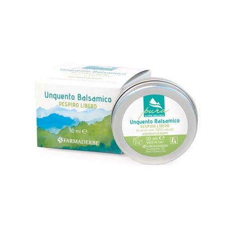 Farmaderbe Pura Alpina - Unguento balsamico respiro libero 30 ml