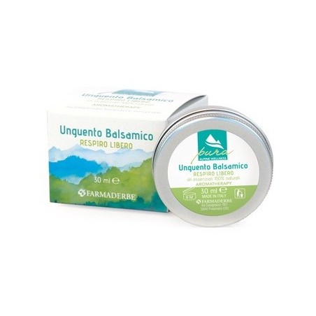 Farmaderbe Pura Alpina - Unguento balsamico respiro libero 30 ml Farmaderbe Pura Alpina - Unguento balsamico respiro libero 30 ml