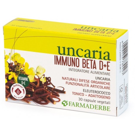Uncaria Immuno Beta D+E 30 capsule - Integratore per le difese immunitarie