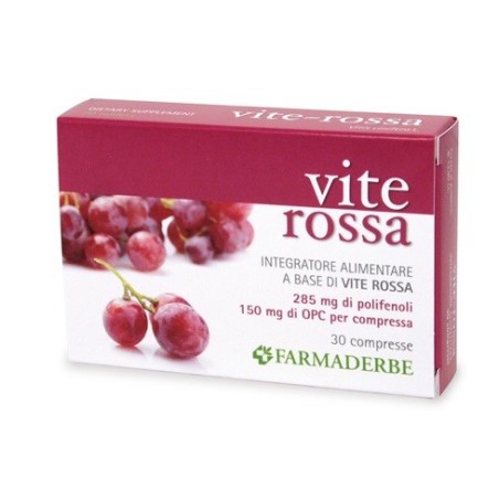 Farmaderbe Vite Rossa 30 compresse - Integratore alimentare Farmaderbe Vite Rossa 30 compresse - Integratore alimentare