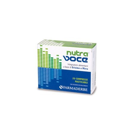 Nutra Voce 20 compresse balsamiche per le vie respiratorie Nutra Voce 20 compresse balsamiche per le vie respiratorie