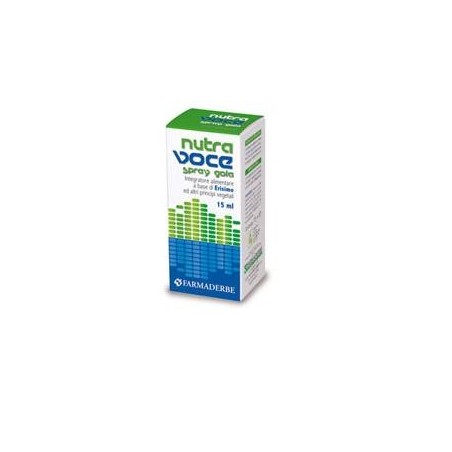Nutra Voce Spray Gola ad azione lenitiva 15 ml Nutra Voce Spray Gola ad azione lenitiva 15 ml