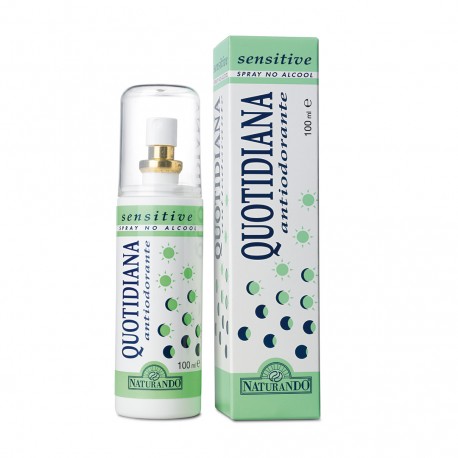Naturando Quotidiana Antiodorante Sensitive deodorante spray no alcol 100 ml
