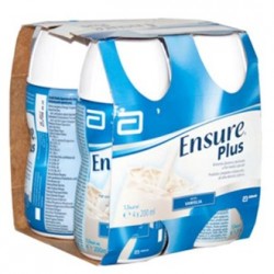 Ensure Plus gusto vaniglia alimento per malnutrizione 4 x 200 ml