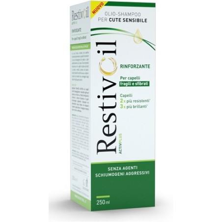 Restivoil Activ Plus - Olio shampoo rinforzante per capelli fragili e sfibrati 250 ml Restivoil Activ Plus - Olio shampoo rinforzante per capelli fragili e sfibrati 250 ml