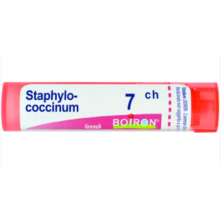 Boiron StaphyloCoccinum Granuli 7 Ch granuli tubo da 4g Boiron StaphyloCoccinum Granuli 7 Ch granuli tubo da 4g