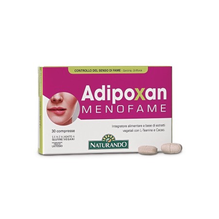 Naturando Adipoxan Meno Fame integratore per diete dimagranti 30 compresse Naturando Adipoxan Meno Fame integratore per diete dimagranti 30 compresse