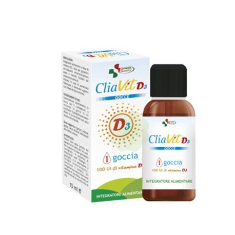 Cliavit D3 Integratore Alimentare con Vitamina D3 - Formato Gocce 15 ml