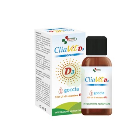 Cliavit D3 Integratore Alimentare con Vitamina D3-Formato Gocce 15 ml Cliavit D3 Integratore Alimentare con Vitamina D3-Formato Gocce 15 ml