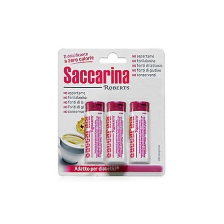 Saccarina Roberts Dolcificante in compresse per dieta e diabete 300 compresse Saccarina Roberts Dolcificante in compresse per dieta e diabete 300 compresse