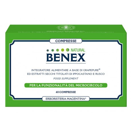 Benex 40 compresse - Integratore per il microcircolo e le gambe