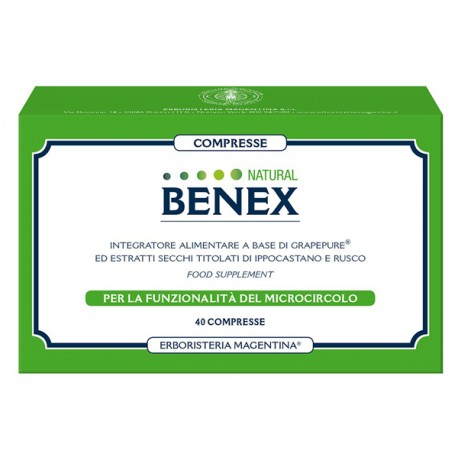 Benex 40 compresse - Integratore per il microcircolo e le gambe