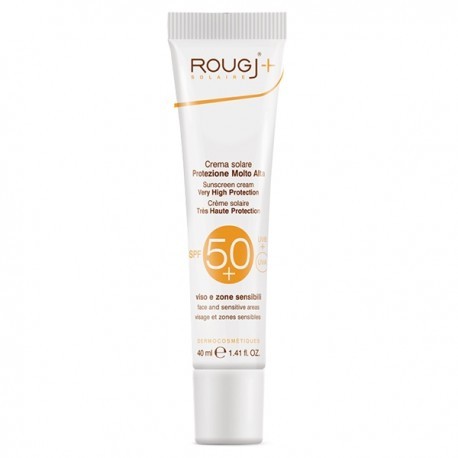 Rougj Crema solare viso e zone sensibili protezione molto alta SPF50+ 40 ml
