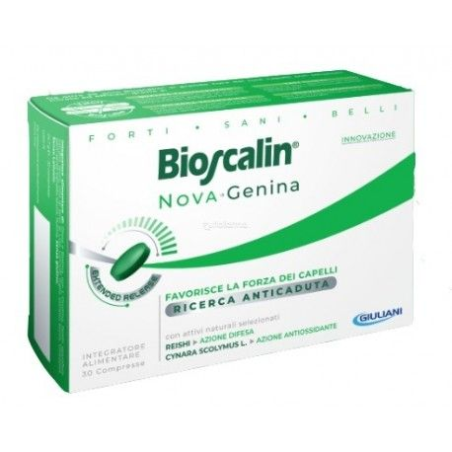 Bioscalin Nova Genina 30 compresse - Integratore anticaduta per capelli Bioscalin Nova Genina 30 compresse - Integratore anticaduta per capelli