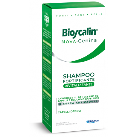 Bioscalin Nova Genina shampoo fortificante rivitalizzante 200 ml