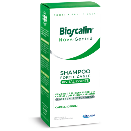 Bioscalin Nova Genina shampoo fortificante rivitalizzante 200 ml