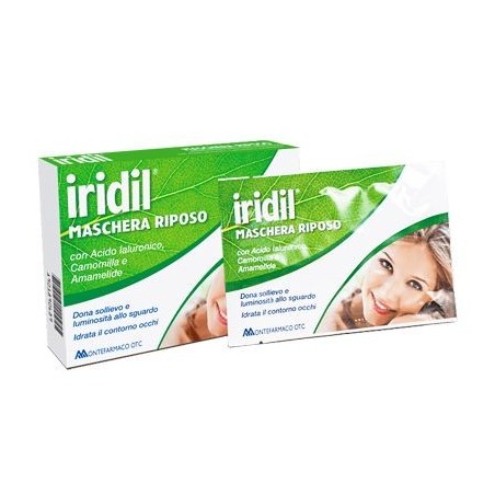Iridil maschera riposante e illuminante per gli occhi 1 pezzo Iridil maschera riposante e illuminante per gli occhi 1 pezzo