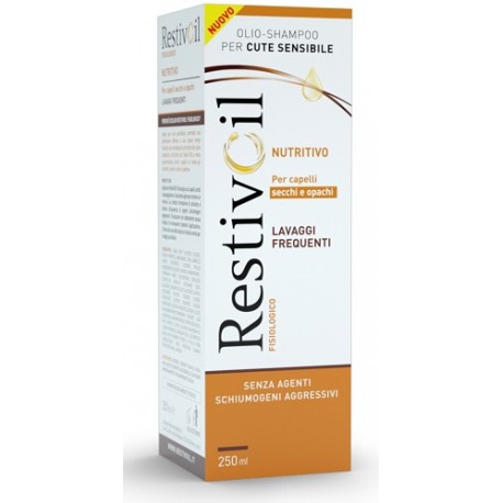 Restivoil Fisiologico Nutritivo - Olio shampoo nutriente per capelli secchi e opachi 250 ml