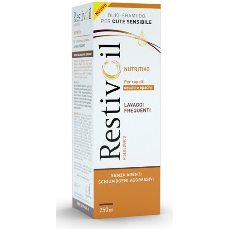Restivoil Fisiologico Nutritivo - Olio shampoo nutriente per capelli secchi e opachi 250 ml Restivoil Fisiologico Nutritivo - Olio shampoo nutriente per capelli secchi e opachi 250 ml