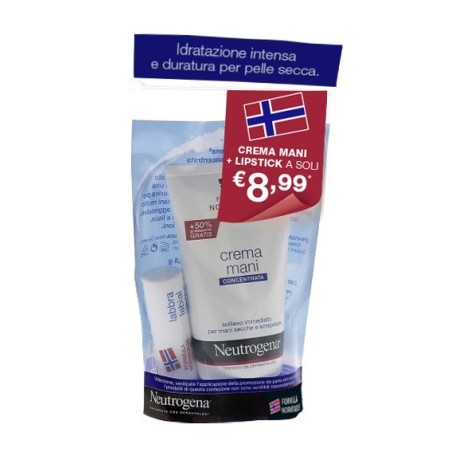 Neutrogena Crema Mani + Stick Labbra Omaggio Neutrogena Crema Mani + Stick Labbra Omaggio