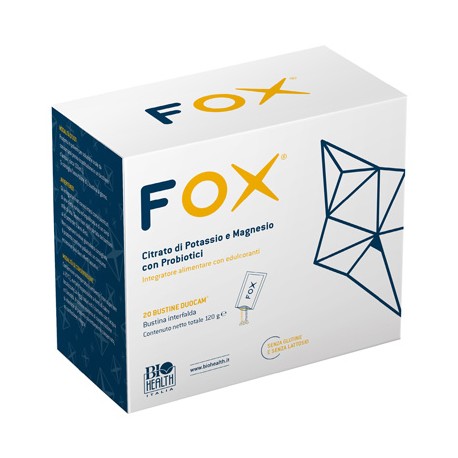 Biohealth Fox integratore di potassio e magnesio 20 bustine