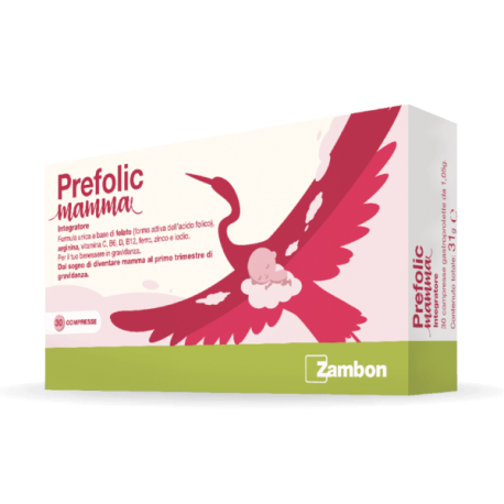 Prefolic Mamma 30 compresse - Integratore per il primo trimestre di gravidanza