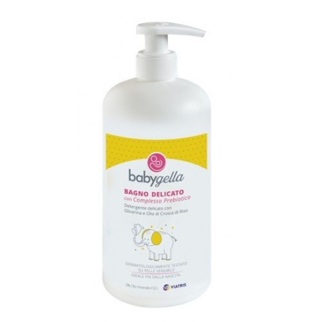 Babygella Prebiotic Bagno delicato 250 ml - Detergente corpo per bambini e neonati