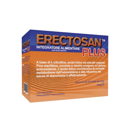 Erectosan Plus 30 buste - Integratore per disfunzione erettile