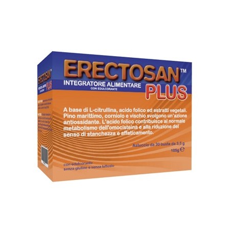 Erectosan Plus 30 buste - Integratore per disfunzione erettile Erectosan Plus 30 buste - Integratore per disfunzione erettile