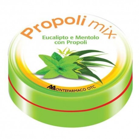 Propoli Mix caramelle balsamiche gusto menta ed eucalipto 30 caramelle