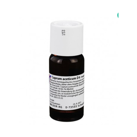 Weleda Cuprum Aceticum D6 gocce 50 ml - Rimedio omeopatico