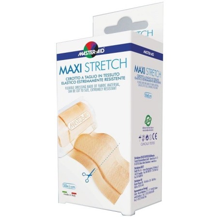 MasterAid Stretch Cerotto a Taglio in Tessuto Non Tessuto 50x6 MasterAid Stretch Cerotto a Taglio in Tessuto Non Tessuto 50x6