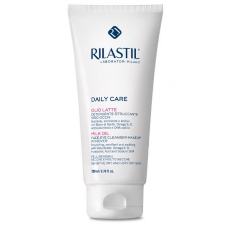 Rilastil Daily Care Olio Latte Detergente Struccante Viso e Occhi 200 ml