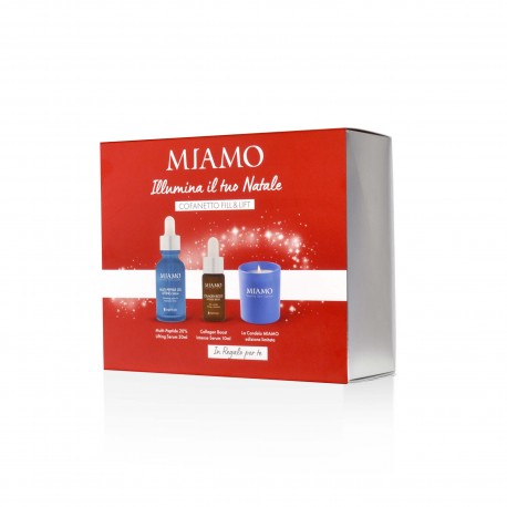 Miamo Cofanetto Fill&Lift con Multi Peptide 20% siero viso liftante ai peptidi + OMAGGI Miamo Cofanetto Fill&Lift con Multi Peptide 20% siero viso liftante ai peptidi + OMAGGI