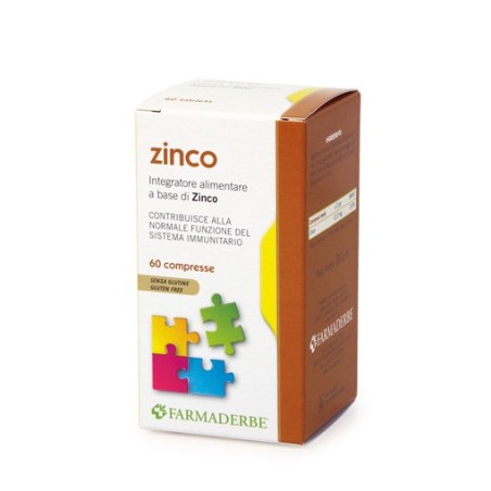 Farmaderbe Zinco 60 compresse - Integratore alimentare Farmaderbe Zinco 60 compresse - Integratore alimentare