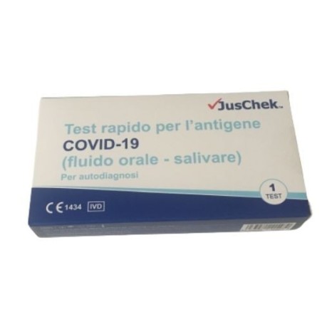 Tampone rapido antigenico salivare Covid-19 per uso domestico 1 pezzo Tampone rapido antigenico salivare Covid-19 per uso domestico 1 pezzo