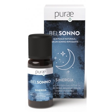 Purae Belsonno sinergia di oli essenziali per rilassamento mentale 10 ml