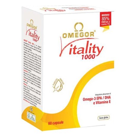 Omegor Vitality 1000 60 Capsule Molli