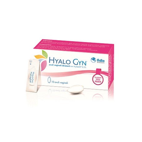 Hyalo Gyn 10 ovuli vaginali con acido ialuronico per la secchezza intima