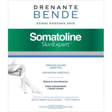 Somatoline SkinExpert Kit Bende snellenti drenanti anti-cellulite 1 trattamento Somatoline SkinExpert Kit Bende snellenti drenanti anti-cellulite 1 trattamento