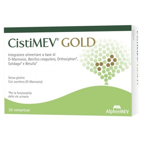 Cistimev Gold 30 compresse - Integratore per il benessere delle vie urinarie