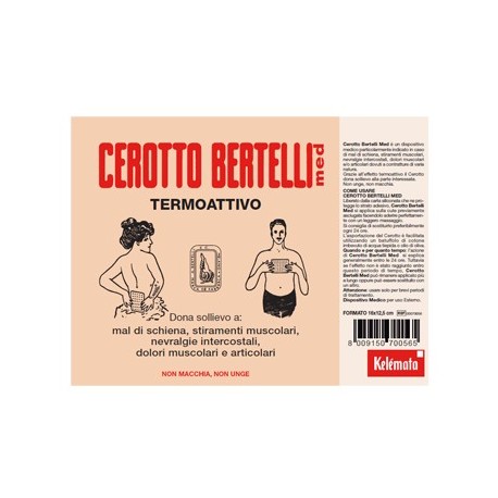 Bertelli Cerotto Medico Medio  16x12,5 cm