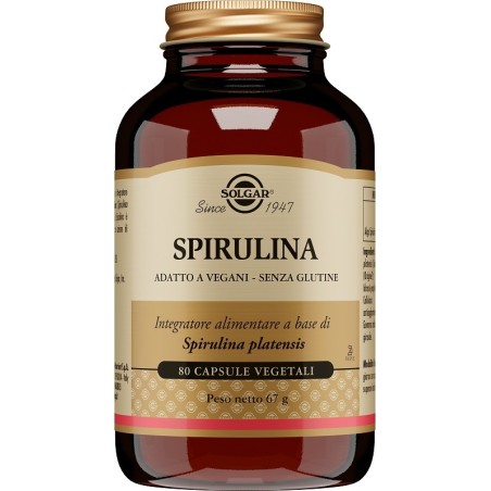 Solgar Spirulina 80 capsule Solgar Spirulina 80 capsule